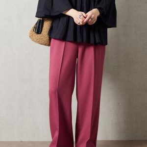 FREAK'S STORE マルチサイズ パンツ センタープレスワイドテーパードパンツ レディース