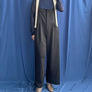 LHELBIE サロペット オーバーオール バイカラーテープサロペット レディース