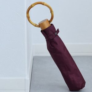 utatane 折りたたみ傘 折りたたみ日傘 完全遮光100％ 晴雨兼用 北欧色シャンブレー リングハンドル（内ストラップ付） レディース