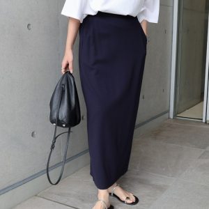 evernavy 「evernavy」 タイトスカート S ネイビー レディース