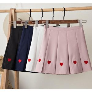 韓国ファッション レディース スカート プリーツ キュロット テニススカート 制服 オルチャン 原宿系 M/L