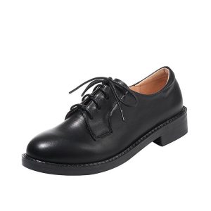 オックスフォード レースアップシューズ ローファー レディース おじ靴 マニッシュシューズ おしゃれ  黒 スリッポン 大きいサイズ ローヒール