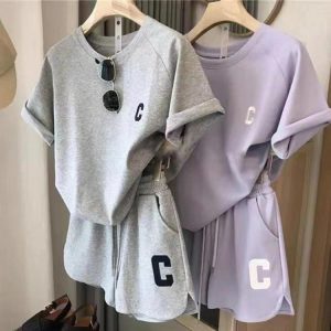 セットアップ スウェット上下セット ショートパンツ 可愛い tシャツ パジャマ カジュアルセットアップ レディース 2点セット 半袖 ルームウェア 短