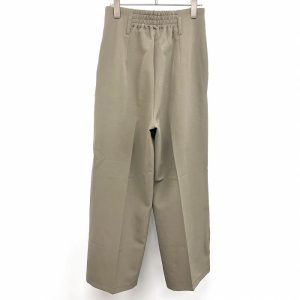 classicalelf クラシカルエルフ 【新品】Classical Elf ストレートワイドパンツ 無地 ウエストゴム ポリなど M モカカーキ カーキ系 レディース 女性