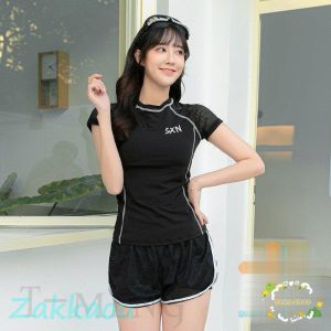 水着 レディース 体型カバー 夏　中学生 高校生 スポーティー 可愛い スイムウェア 夏 海 ビーチ 水泳服 10代 20代 30代